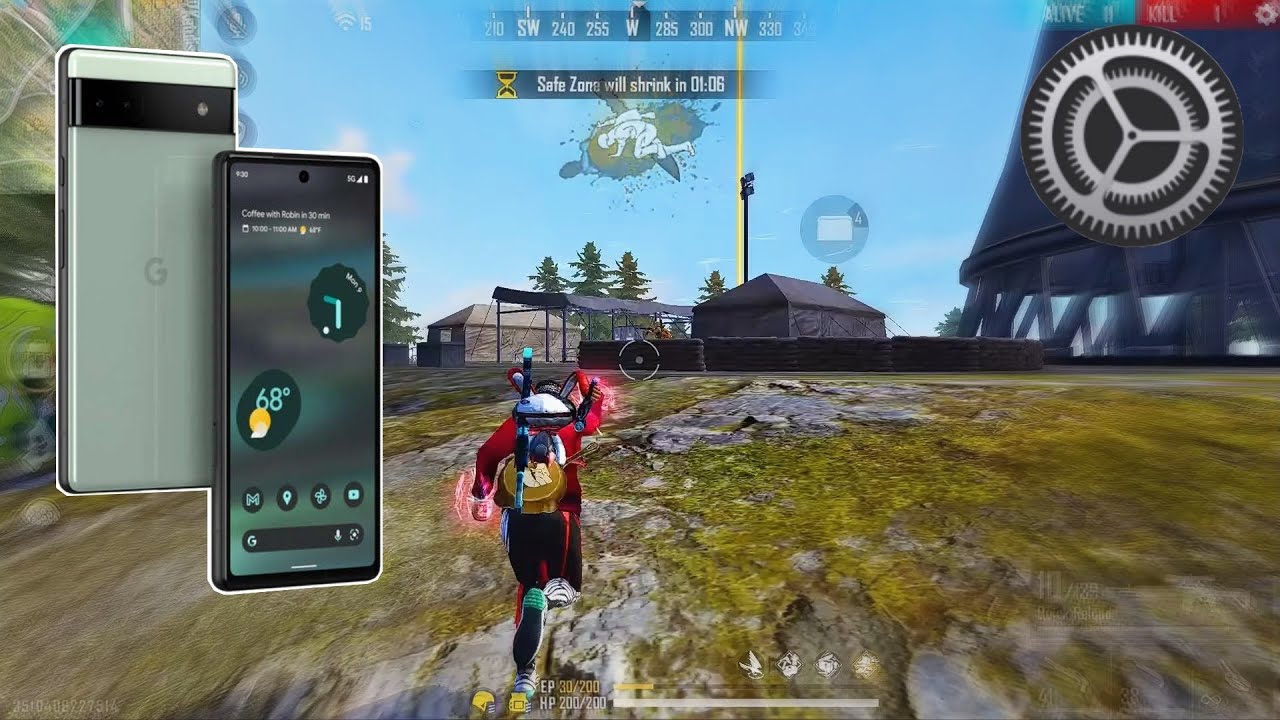 Google Pixel 6A Free Fire Test 🔥 || Full Sensitivity Ultra Graphics Gameplay 🎮