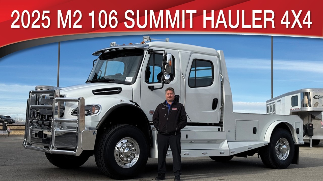 4X4! Freightliner M2 106 Plus Model Summit Hauler