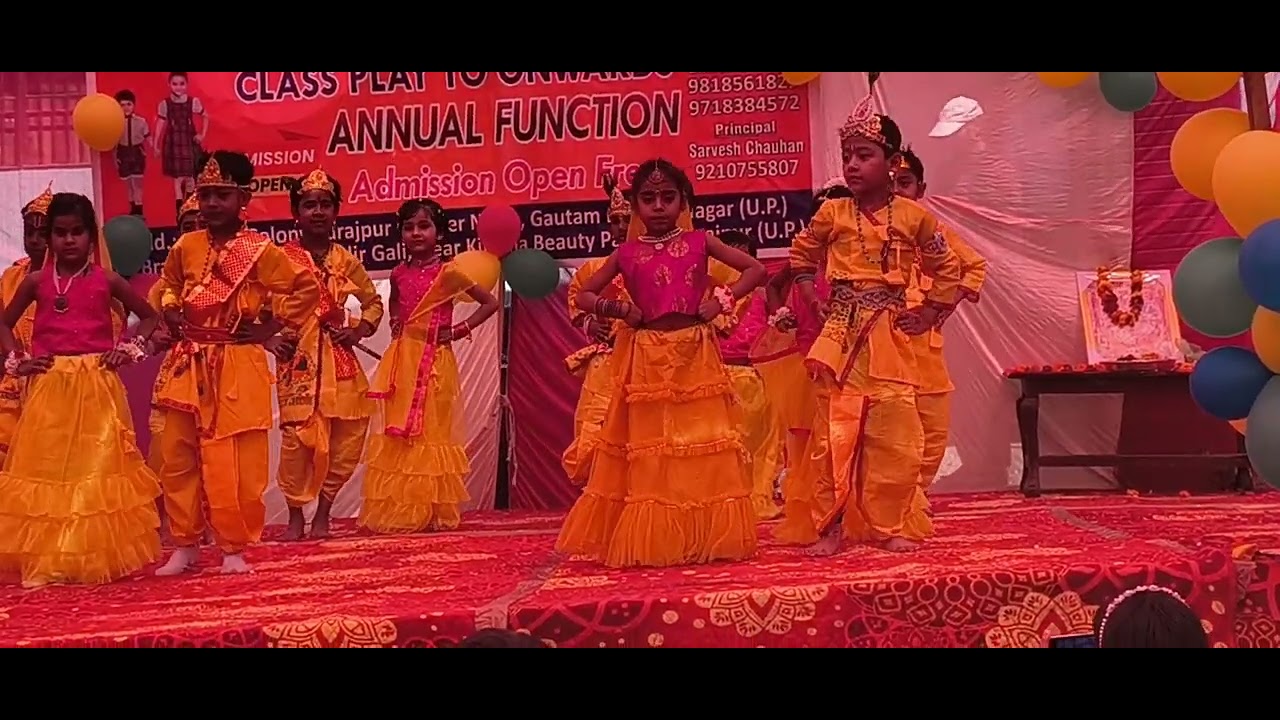 Krishna Act By Ansh !! Annual function 2025-26!! D.S. Convent school, surajpur, Noida-201306