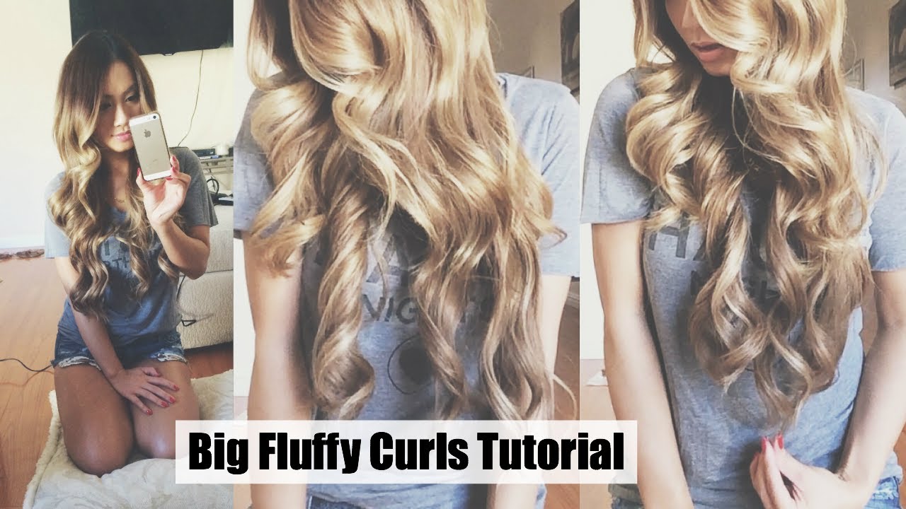 How To Big Fluffy Curls Tutorial ft. Luxury For Princess Extensions | HAUSOFCOLOR