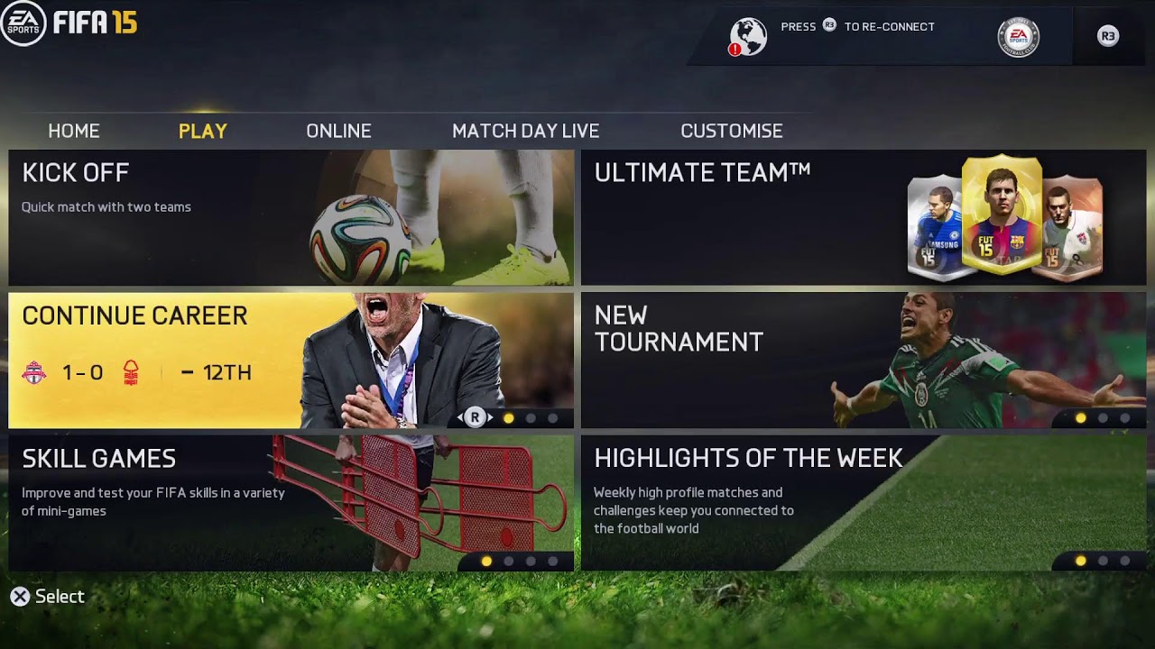FIFA 15 Career Mode  (PS5)