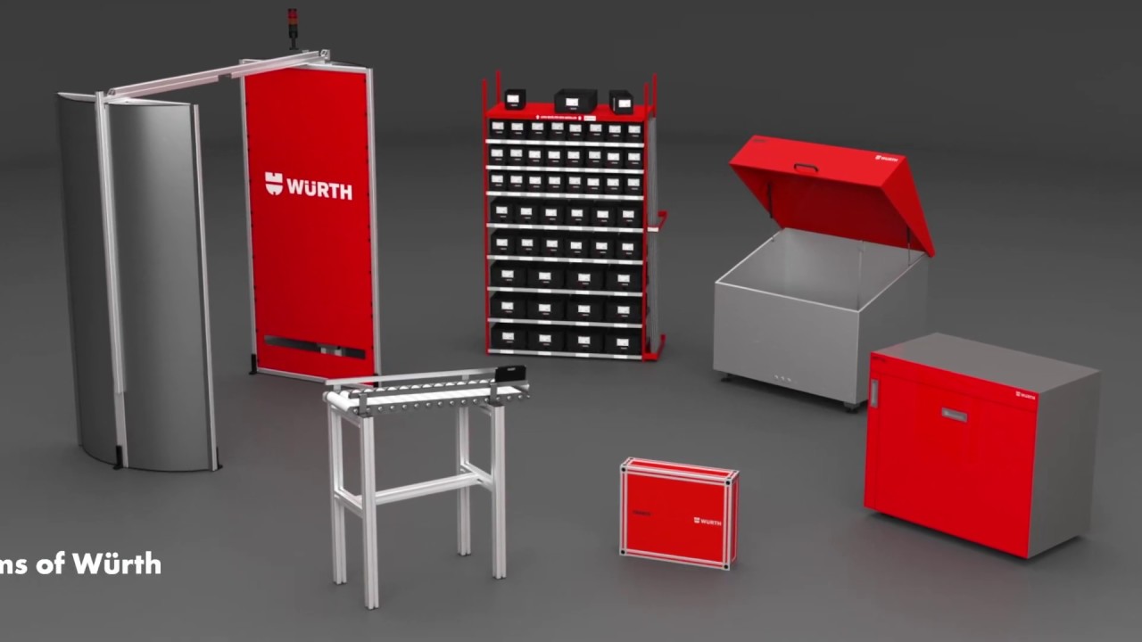 Würth | CPS® RFID fornitura di materiale di produzione tramite sistemi RFID