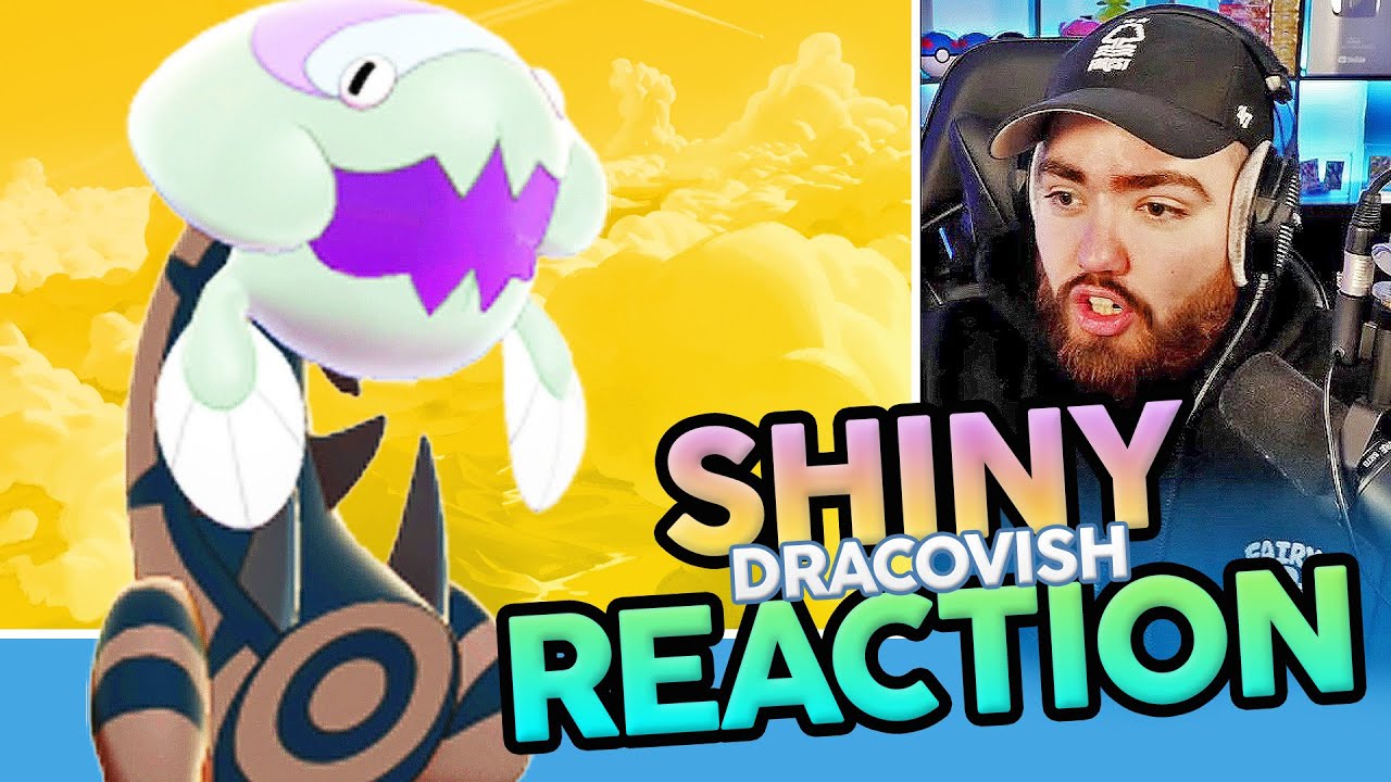 Shiny DRACOVISH Reaction after 1121 ENCOUNTERS!