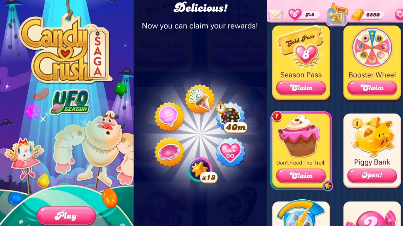 New Season How To Get Free Booster | Ufo Season | Candy Crush Saga | Candy Crush