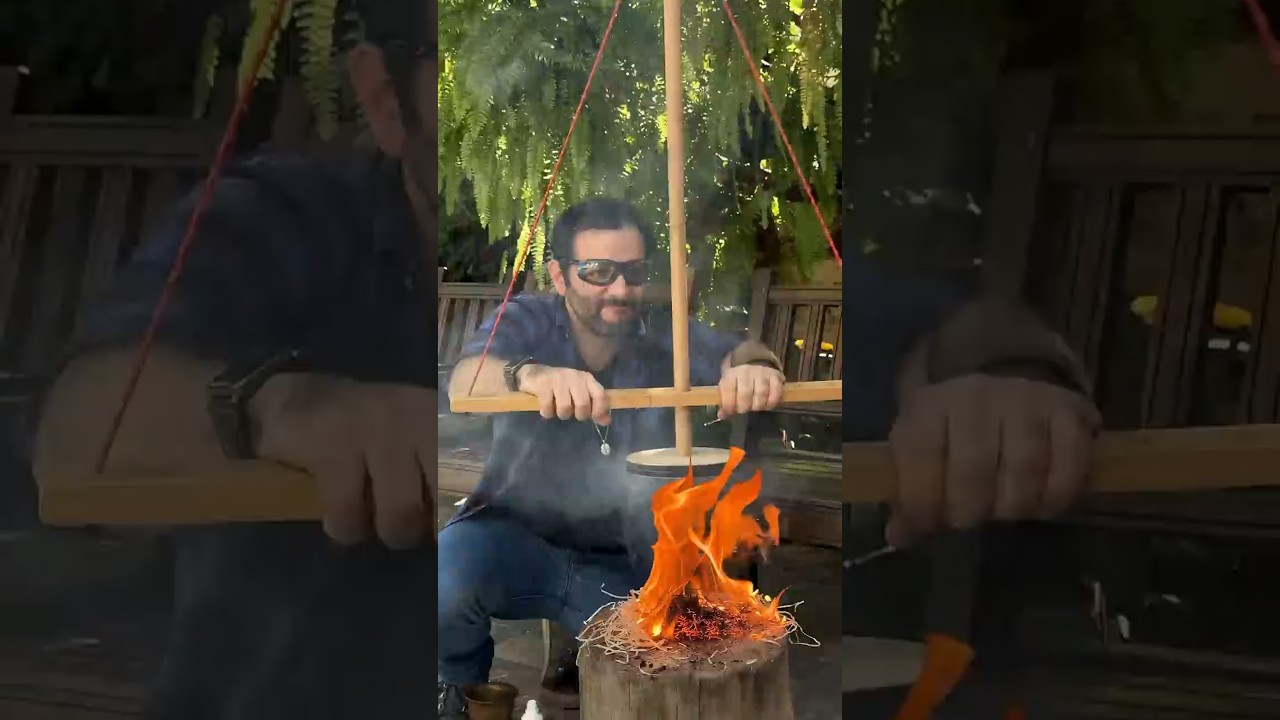 O SEGREDO da FURADEIRA que FAZ FOGO!