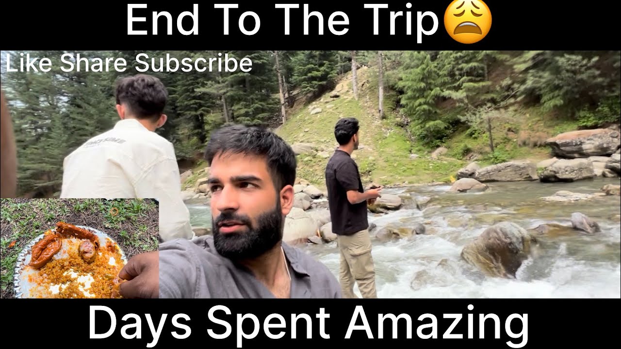 End To The Amazing Trip❤️Last Day spent At Shrunz Fall🌊🌊