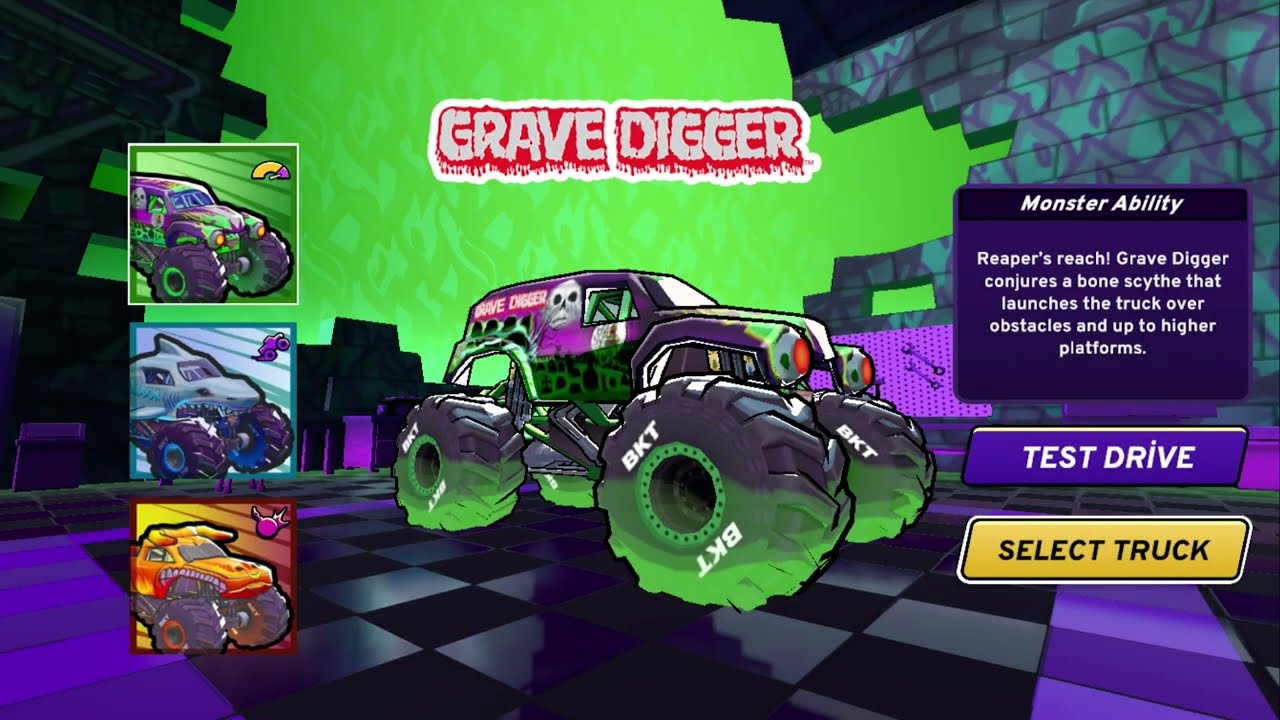 Monster Jam Extreme Mayhem Gameplay | Testing El Toro Loco, Megalodon & Grave Digger Special Skills