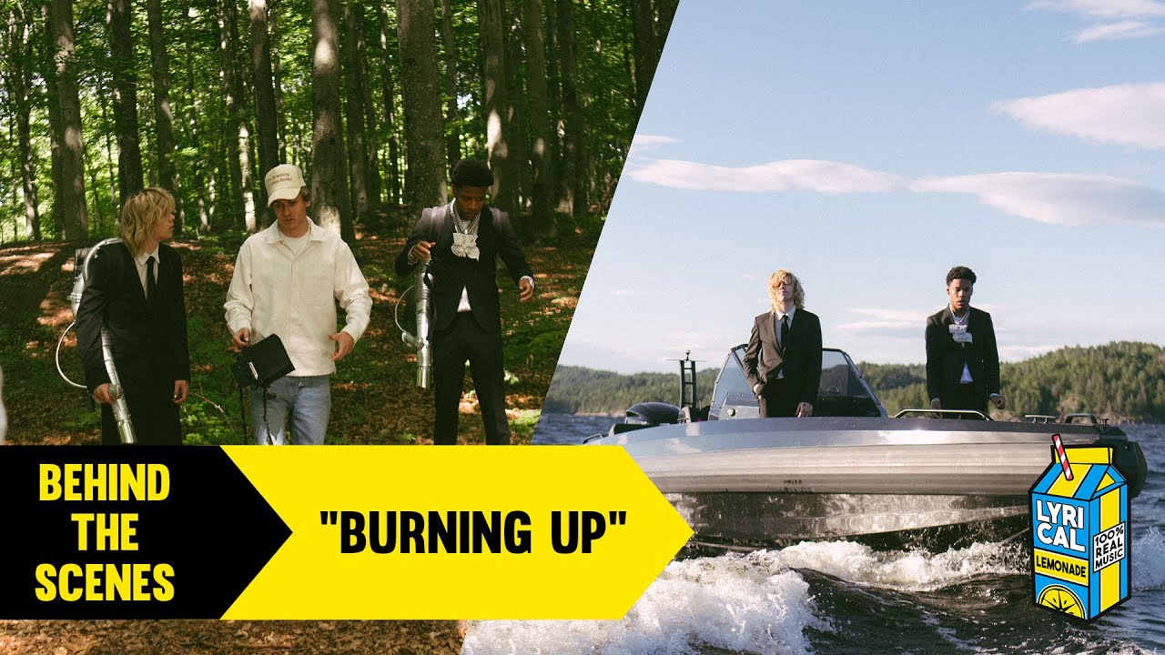 Behind The Scenes of Nardo Wick’s and The Kid Laroi’s “Burning Up” Music Video