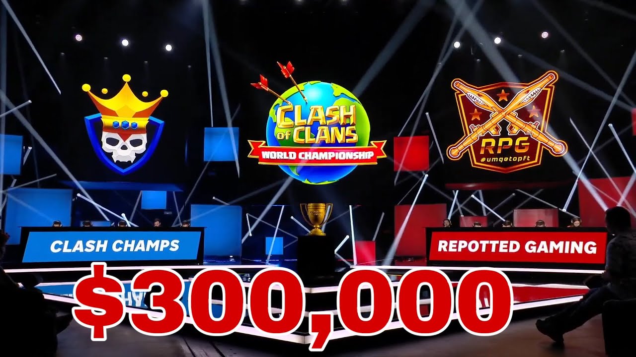 Ai sẽ Có $300,000 Chung Kết Vô Địch Thế Giới - Clash Champs vs Repotted Gaming Clash of clans