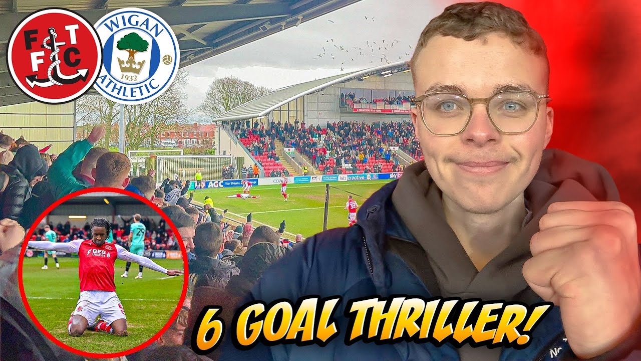 6 GOAL THRILLER AS FLEETWOOD PULL OF A MASSIVE VICTORY! | FLEETWOOD VS WIGAN VLOG | 4-2 |