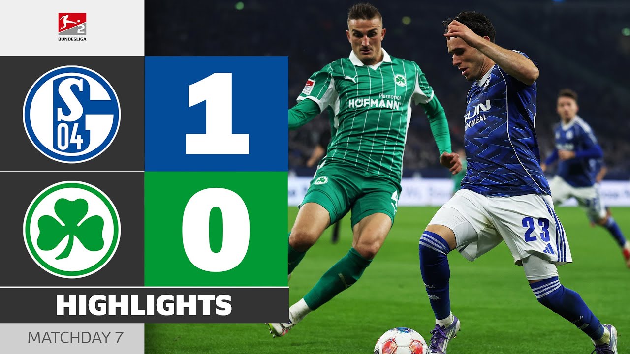 Artistic Goal For The Win! | SCHALKE 04 - GREUTHER F&Uuml;RTH | Highlights | MD7 - Bundesliga 2 2025/26