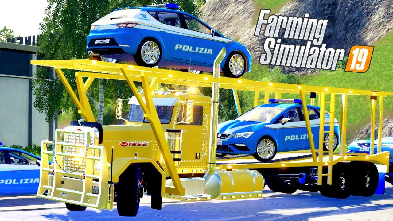 FS19 COMPANY #4 - Consegna auto della Polizia di Stato!
