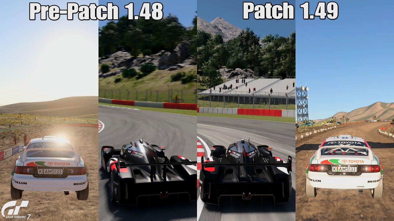Gran Turismo 7 | Comparison Patch 1.48 Vs 1.49 Physics Tire Simulation [4KPS5]