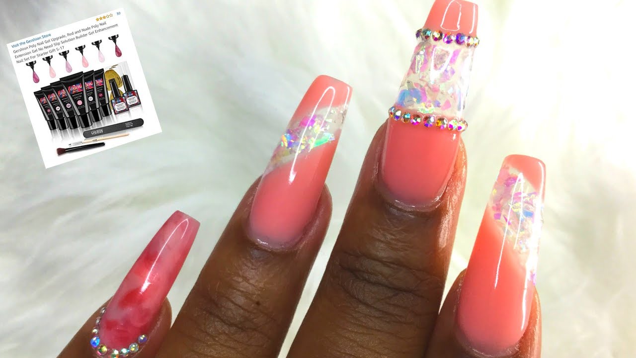 Testing out a Polygel Kit from Amazon | GERSHION Polygel | Unboxing & First Impression |