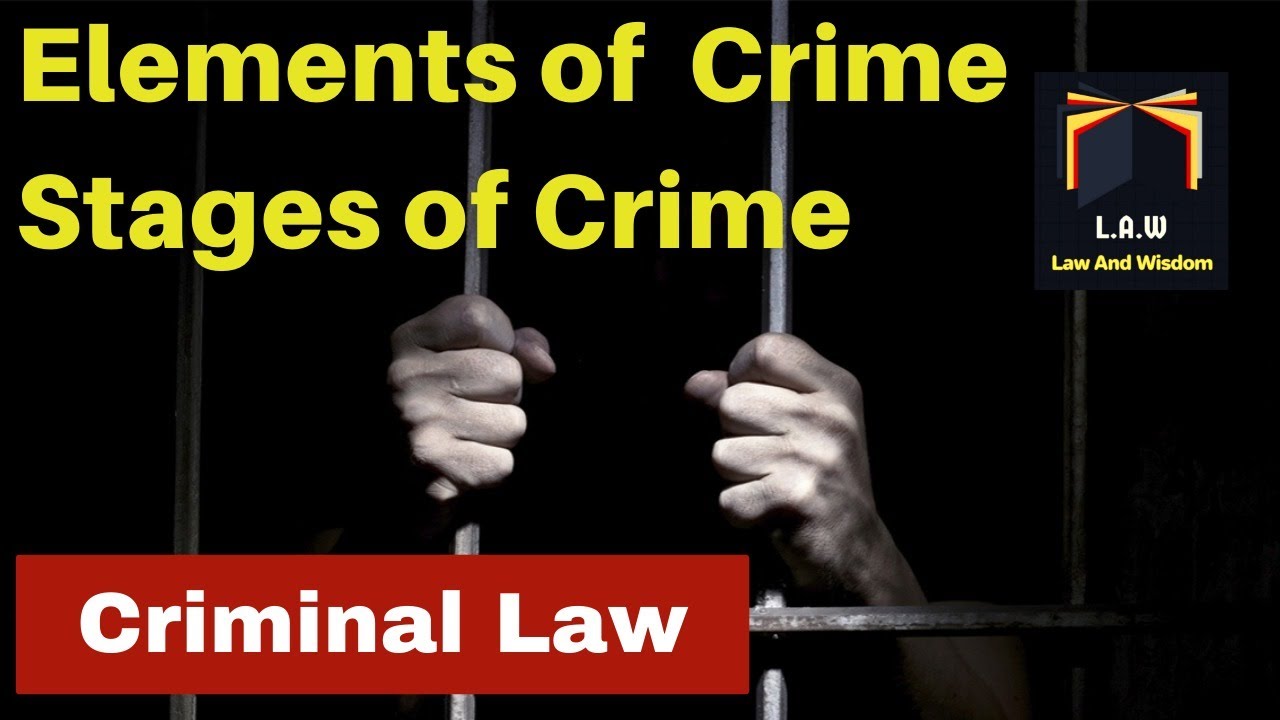 Elements and Stages of Crime || Criminal Law  || LLB Part 3