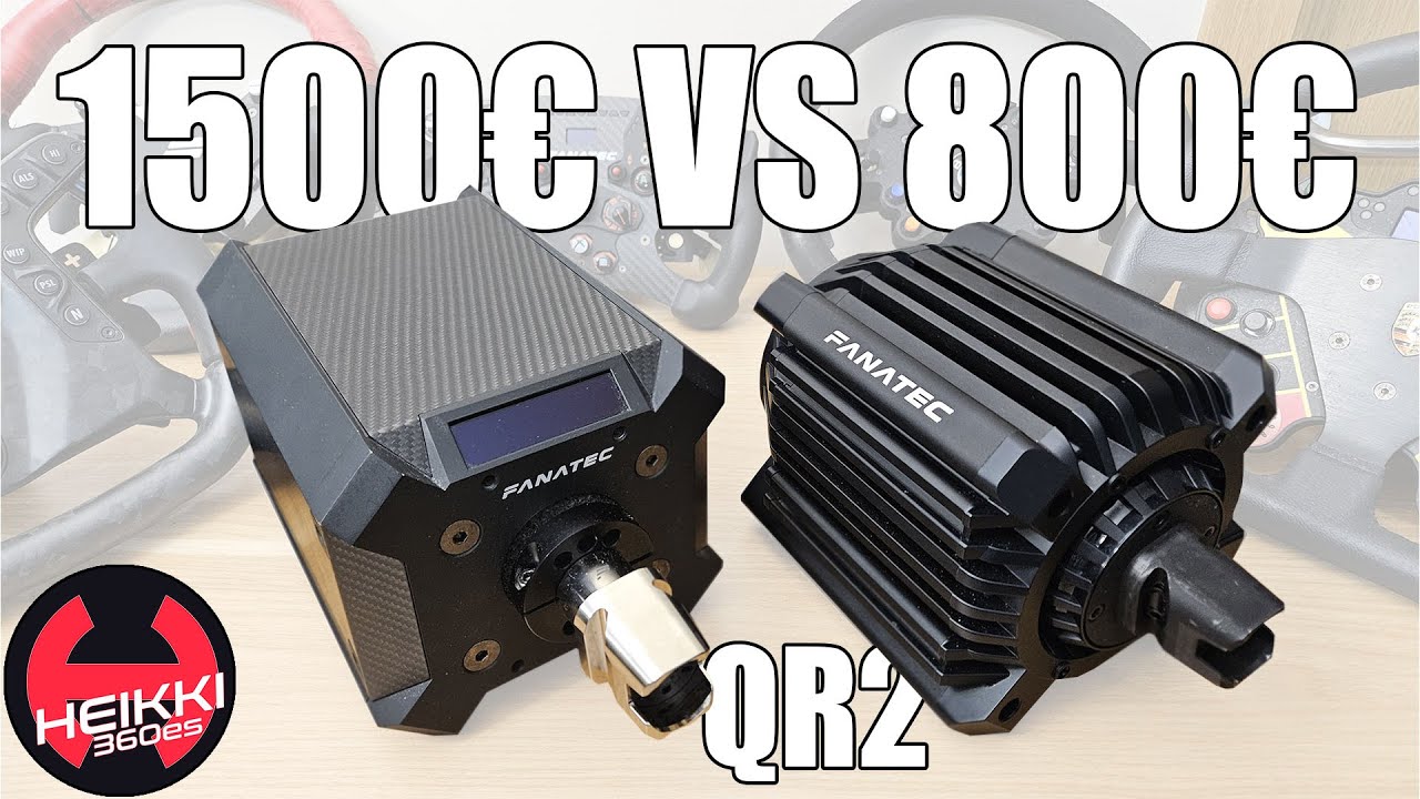 Fanatec Clubsport DD vs Fanatec Podium DD2, ahora con QR2, ¿sigue siendo superior el más barato?