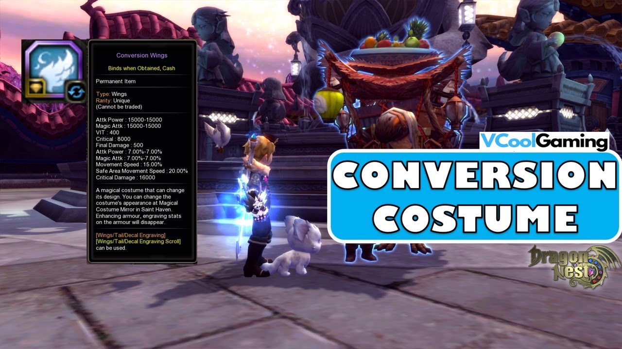 How to Get Free Conversion Costume - Dragon Nest SEA