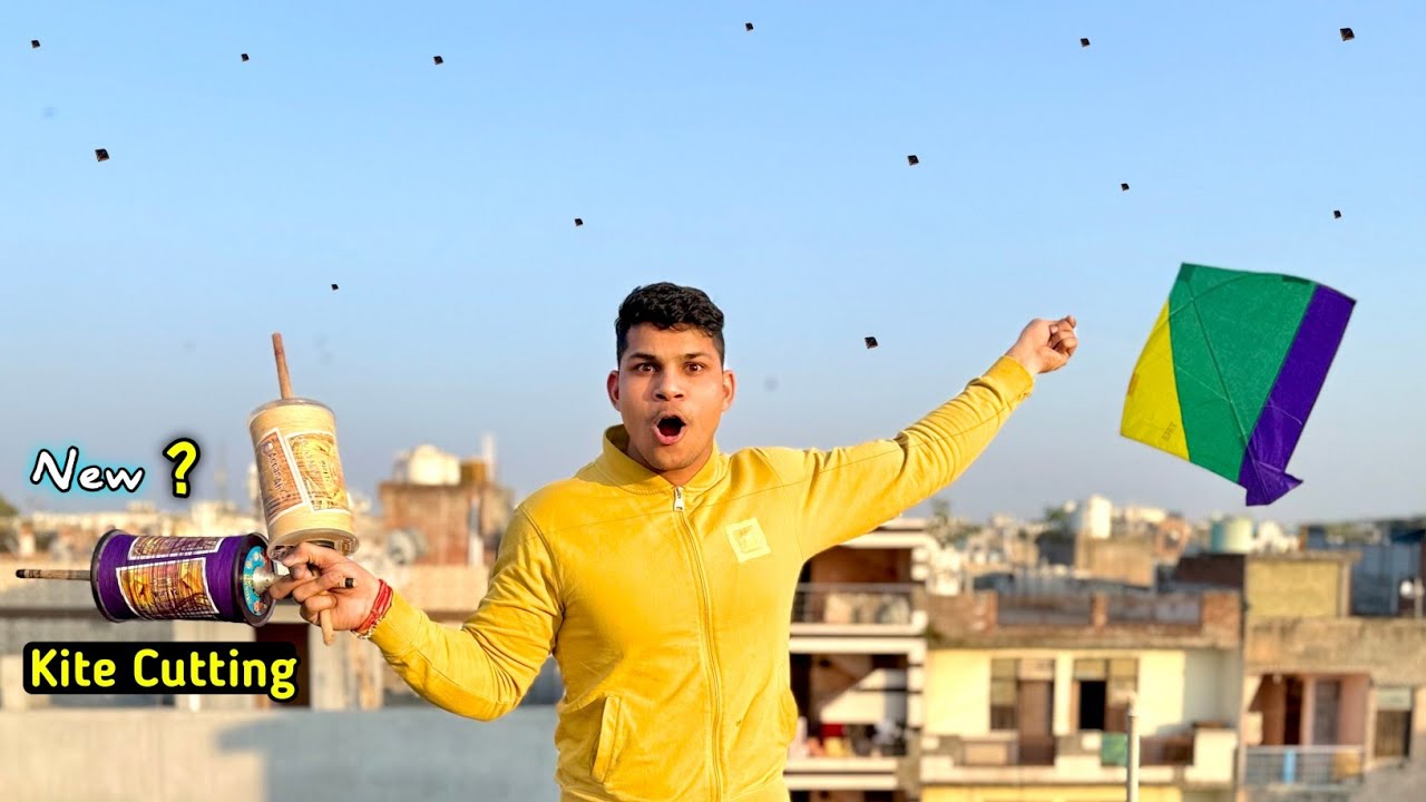 Kite Cutting | New Manjha | Kite Flying | Kites Vlog