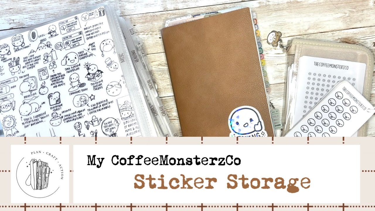 Tour My CoffeeMonsterzCo Sticker Storage