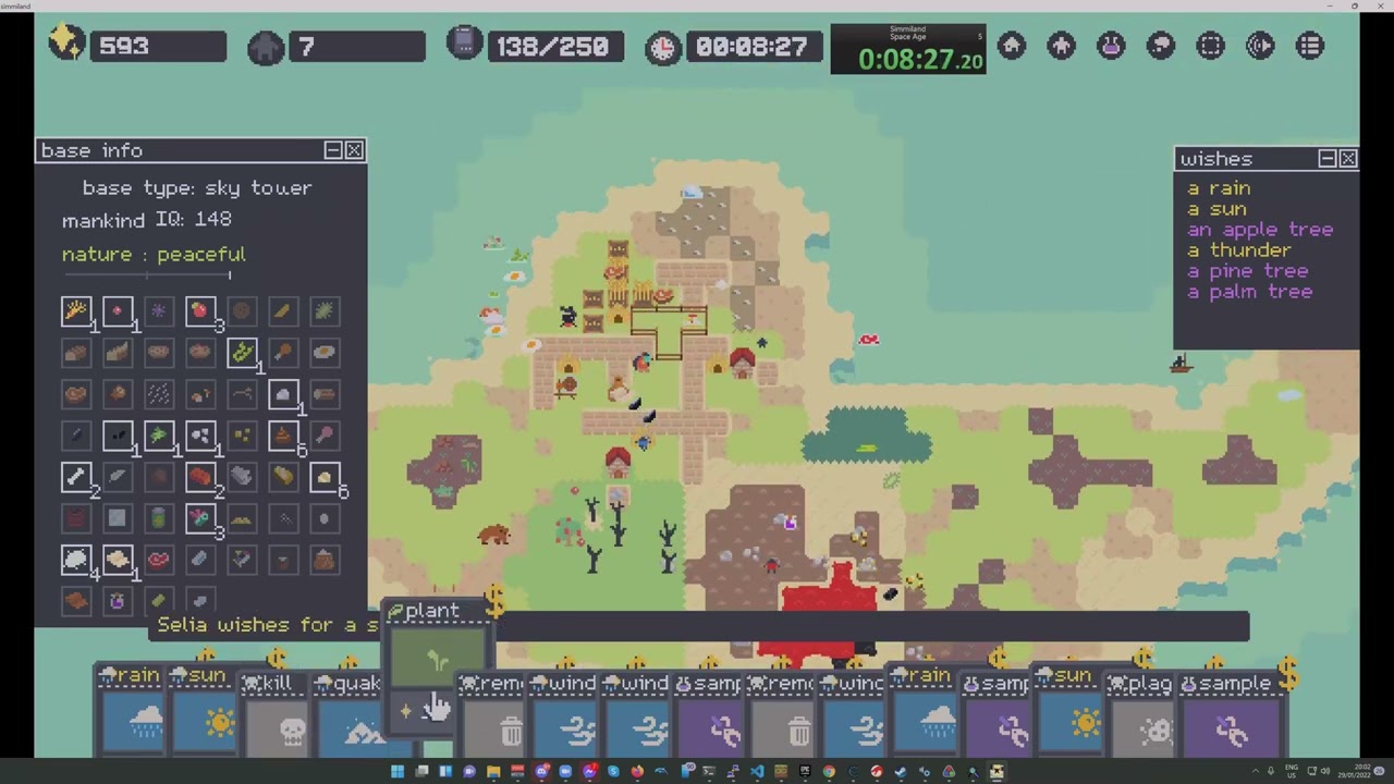 Simmiland Speedrun - Space Age (21:19)