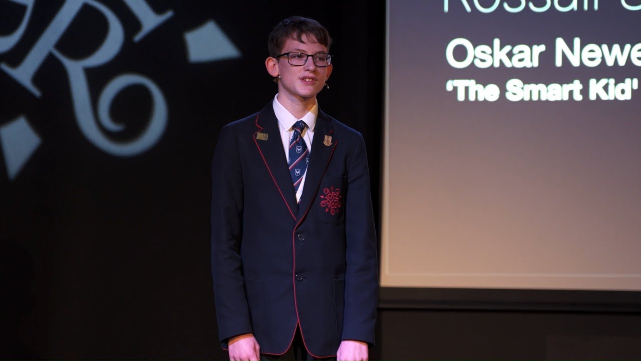 'The Smart Kid' | Oskar Newell | TEDxRossall School