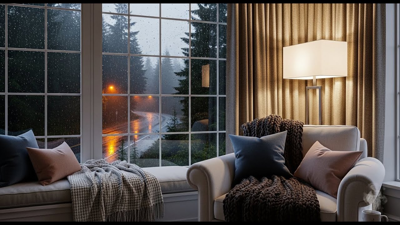 Relaxing Rainfall for Better Sleep | Calm Forest Rain for Deep Relaxation