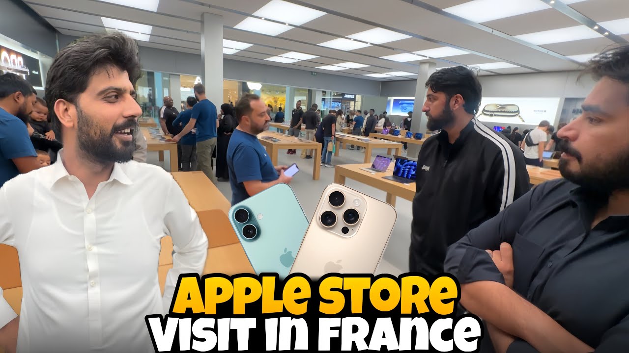 Apple store france | New Iphone series launched | All cousins together | Bilal Marth|