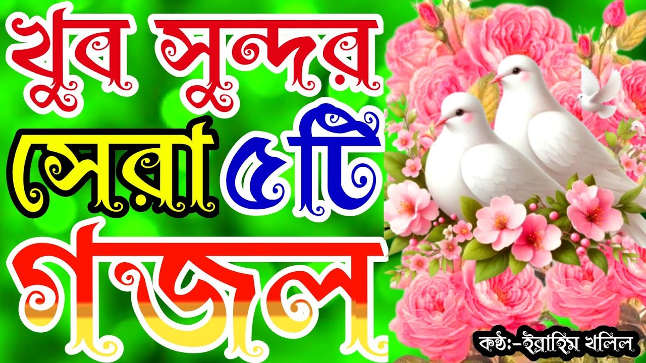 খুব সুন্দর সকলের মন জয় করা সেরা ৫টি গজল |বাংলা গজল | new gojol bangla | gojol | bangla gojol | gojol