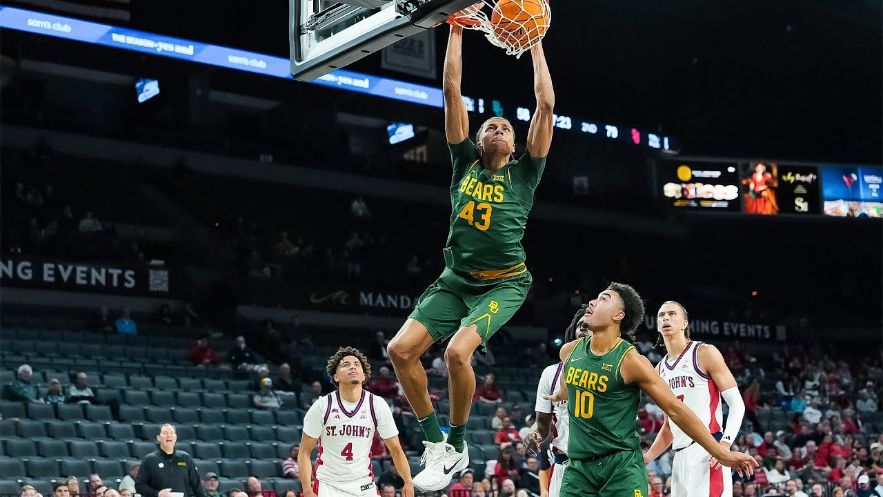 Баскетбол Baylor (M): Лучшие моменты против St. John's &mdash; чемпионат Players Era | 25 ноября 2025 г.