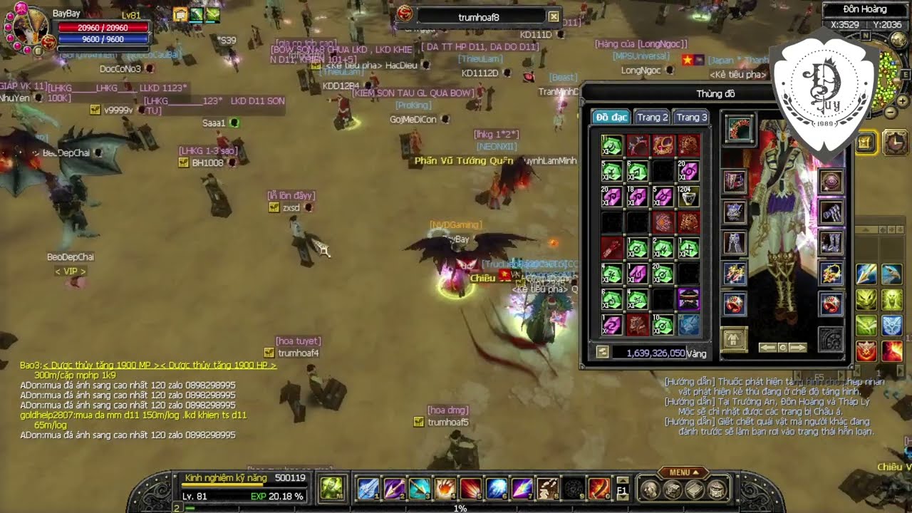 Silkroad Online  - Con đường tơ lụa | NVDGaming 37 Xay LKD 1+ Vũ Khí D11