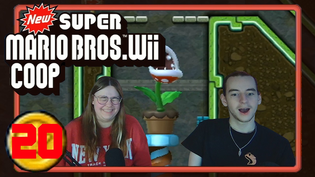 In der Kanalisation von Welt 6 / New Super Mario Bros. Wii Coop Part 20