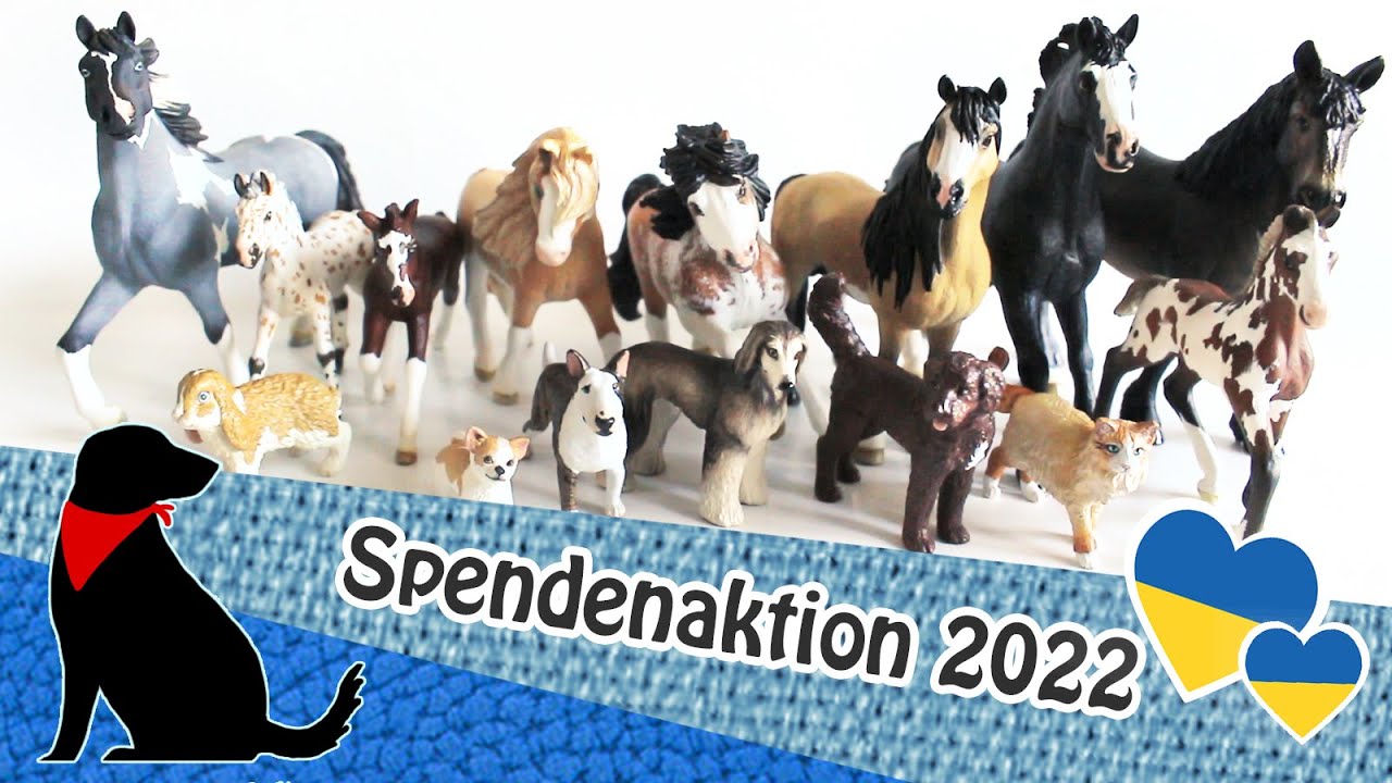 💙💛WAS WURDE AUS DEN SCHLEICH PFERDEN 2022 💙💛 Große Ukraine Spendenaktion