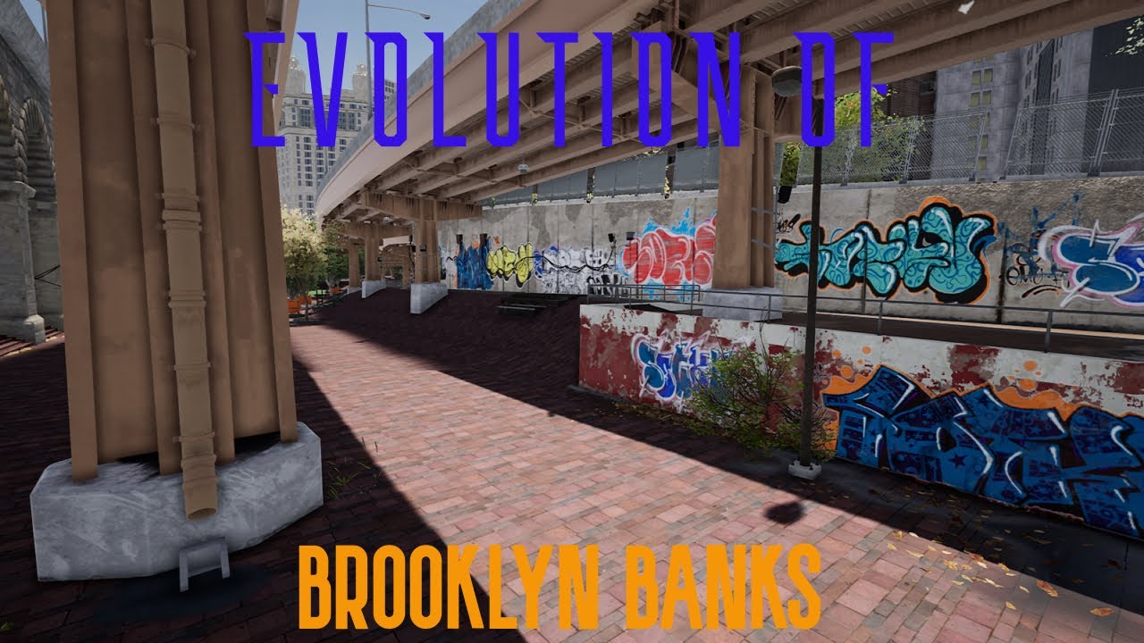 Evolution Of Brooklyn Banks In Skateboarding Games