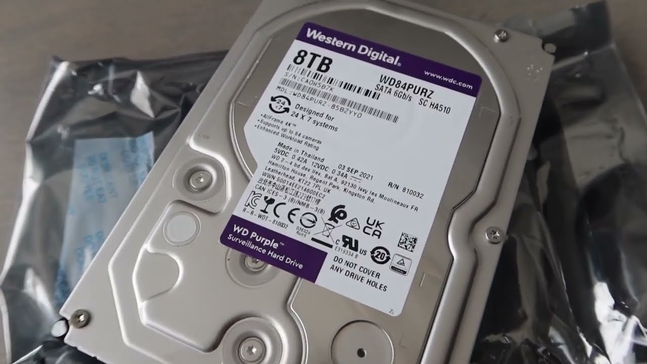 Western Digital 8TB WD Purple Surveillance Internal Hard Drive HDD Review, Safely Store Your Surveil