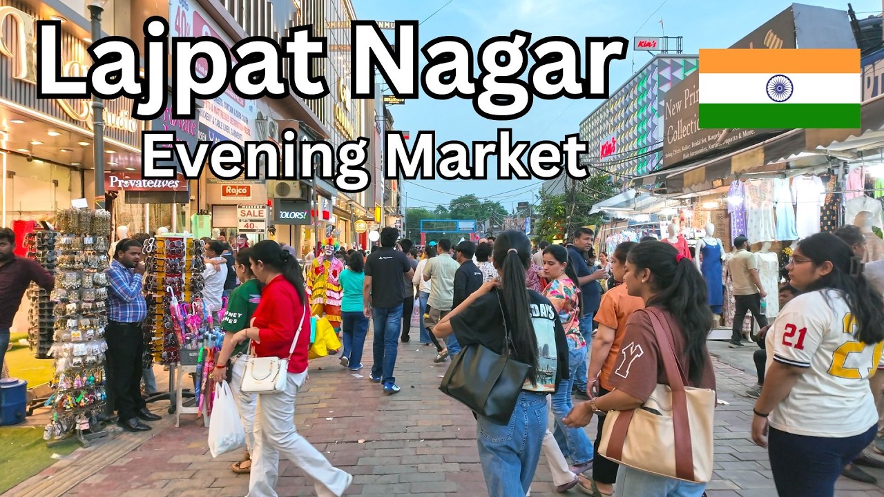 Lajpat Nagar Market, New Delhi 🇮🇳 | Busy Crowd, Street Shopping & Market Life (4K Walking Tour 2026)