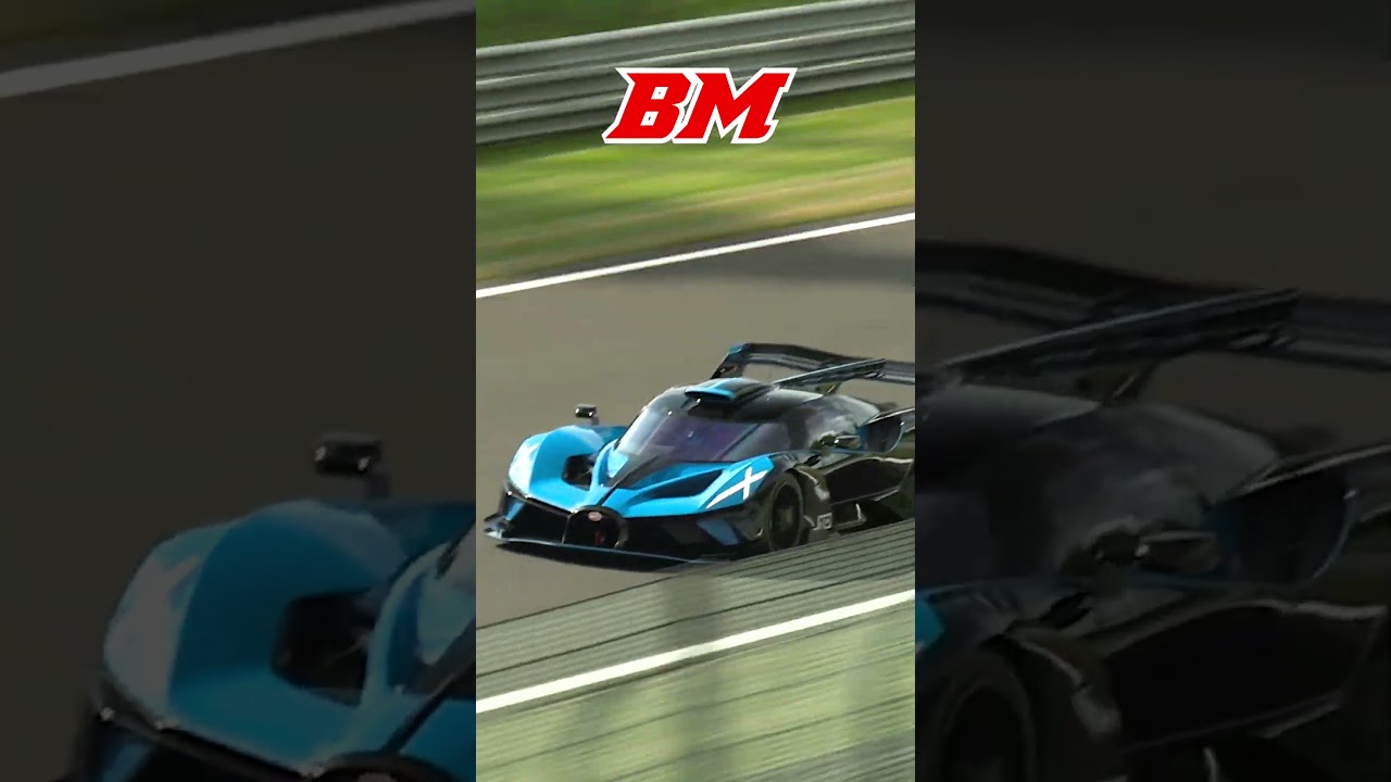 1600HP BUGATTI BOLIDE FLAT-OUT AT SPA