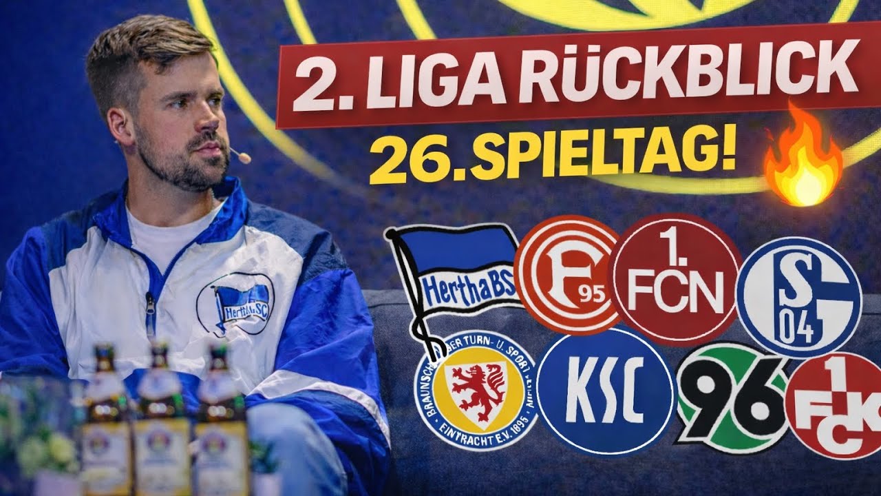 2. LIGA RÜCKBLICK - 26. SPIELTAG - Schalke vs H96 Schiri-Wut 🤯 Hertha vs VfL👀Dynamo vs Münster🔥 uvm
