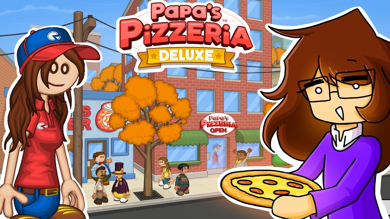 UM JOGO ANTIGO QUE FEZ PARTE DA MINHA INF&Acirc;NCIA... PAPA'S PIZZERIA!
