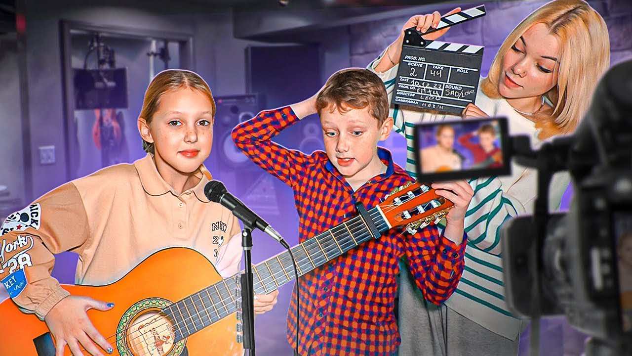 🎤 AMELKA Natáčí Videoklip! 🎶 Kamarádi točí klip na píseň!