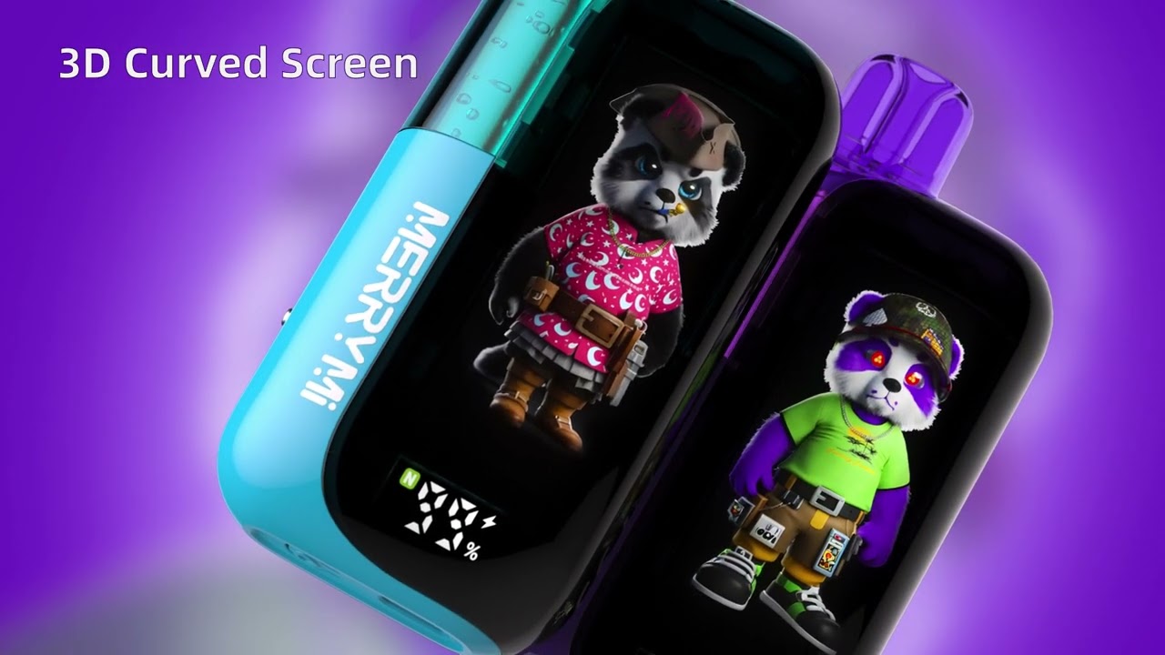 MERRYMI Panda X | Clear Tank, Constant Freshness. Up to 40000 Puffs.