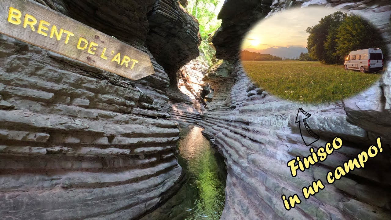 Canyon Brent de l'Art in camper *Finisco in un campo col Van*