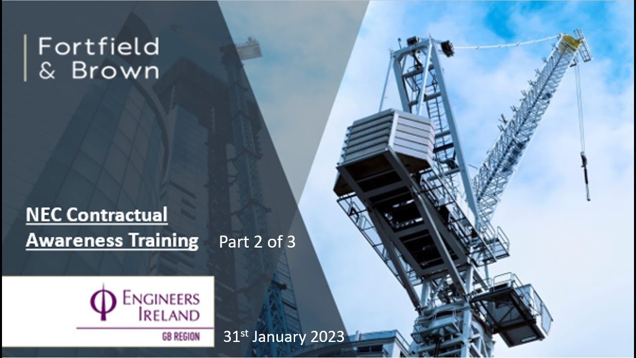 NEC Contractual Awareness Training - Part 2 of 3