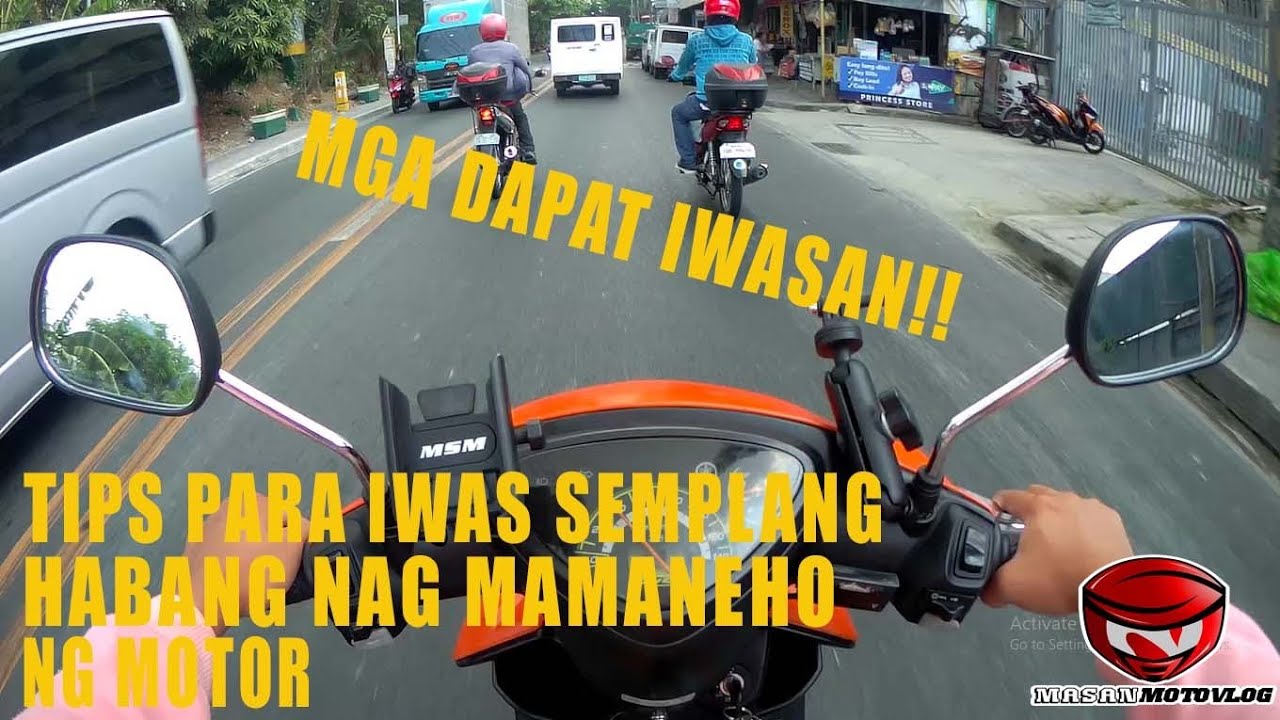 Tips Para Iwas Semplang Habang Nag Mamaneho Ng Motor | Mga Dapat Iwasan