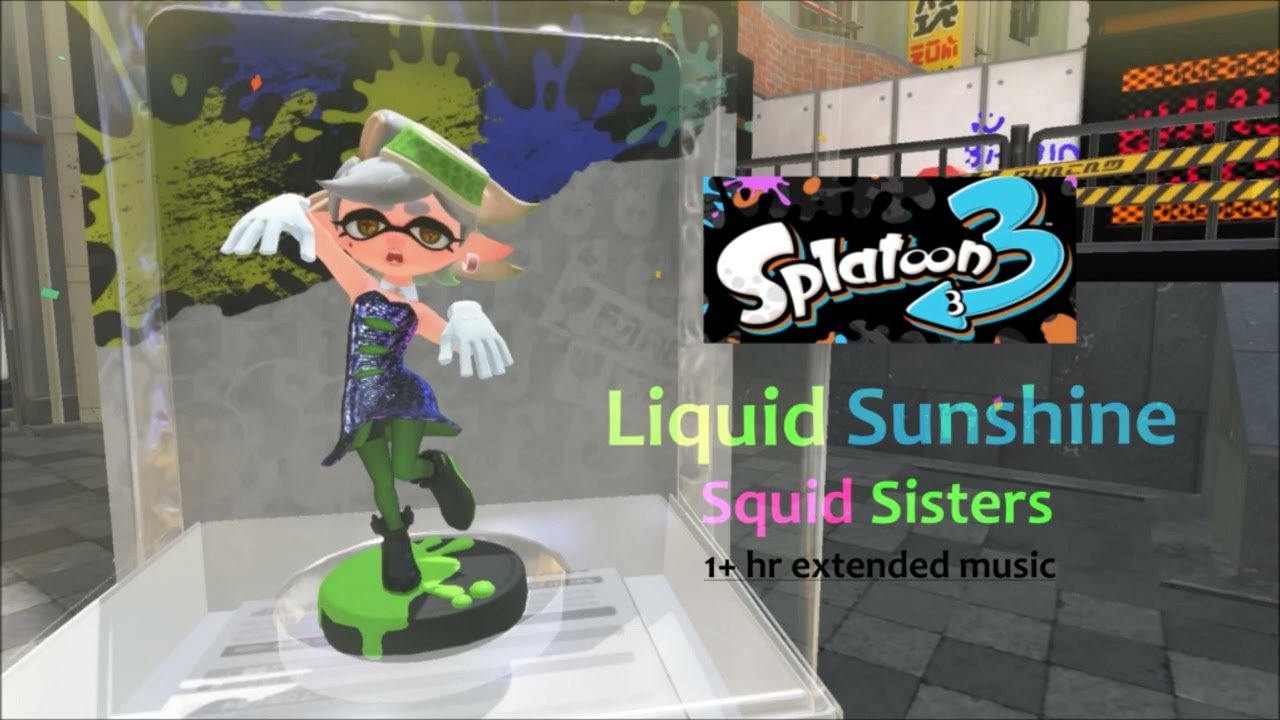 Splatoon 3 - 'Liquid Sunshine' (1 hr music) Squid Sisters feat. Ian BGM