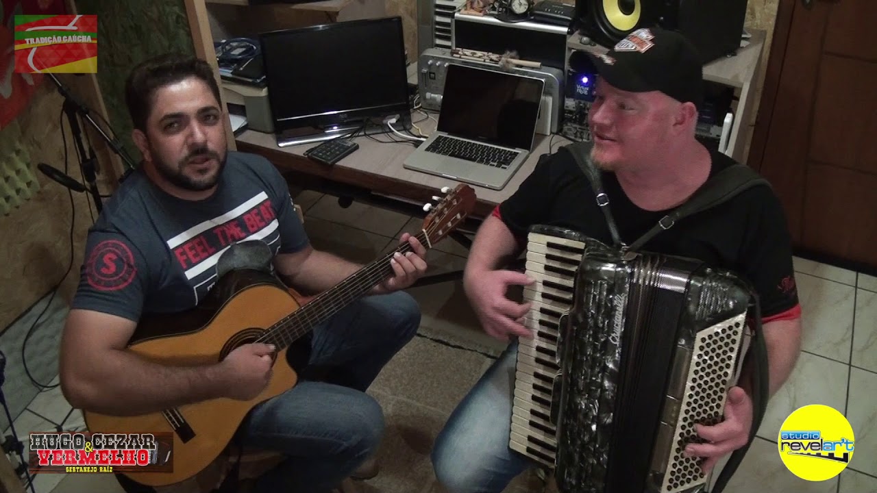HUGO CEZAR E VERMELHO PAGINA TRADIÇÃO GAÚCHA.