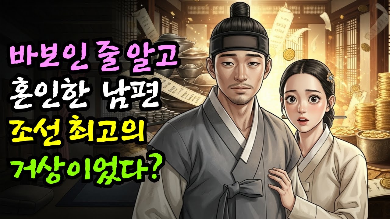 바보인 줄 알고 혼인한 남편 조선 최고의 거상이었다 | 야담 설화 전설 민담 옛날이야기 오디오북
