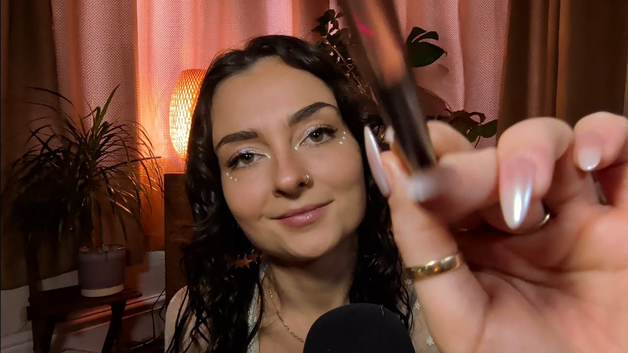 Doing your makeup for the Christmas Party (ASMR) 