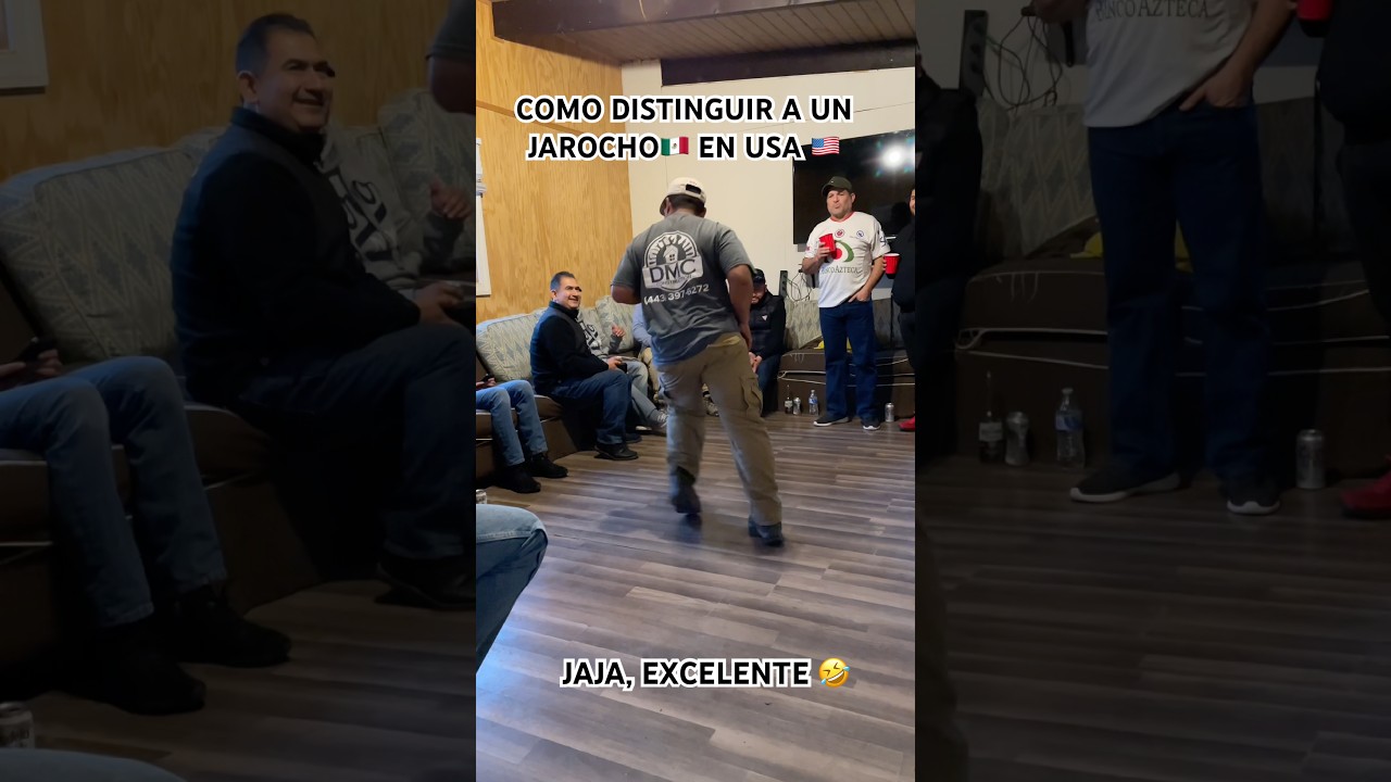 COMO DISTINGUIR A UN JAROCHO 🇲🇽 EN USA 🇺🇸 #jarochos #bailando #videoviral #humor #super
