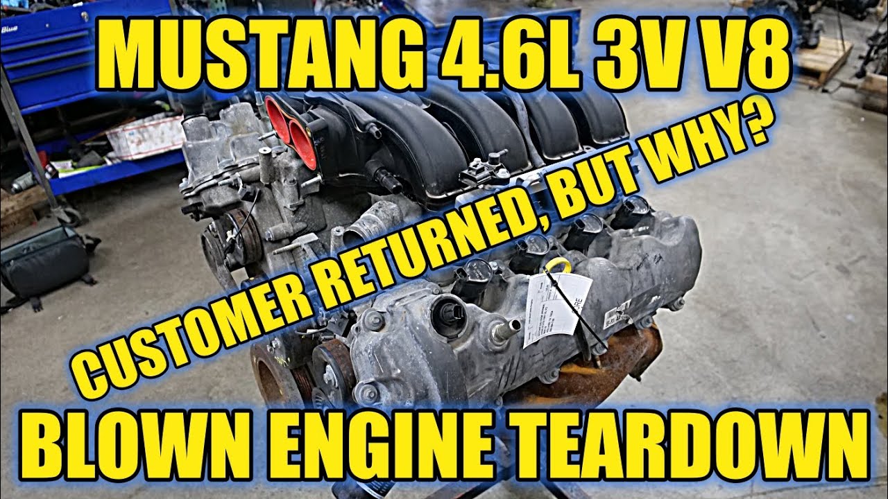 Mustang GT 3V 4.6 Teardown! Not A Normal 3V Failure But Something That'll Kill ANY Engine!
