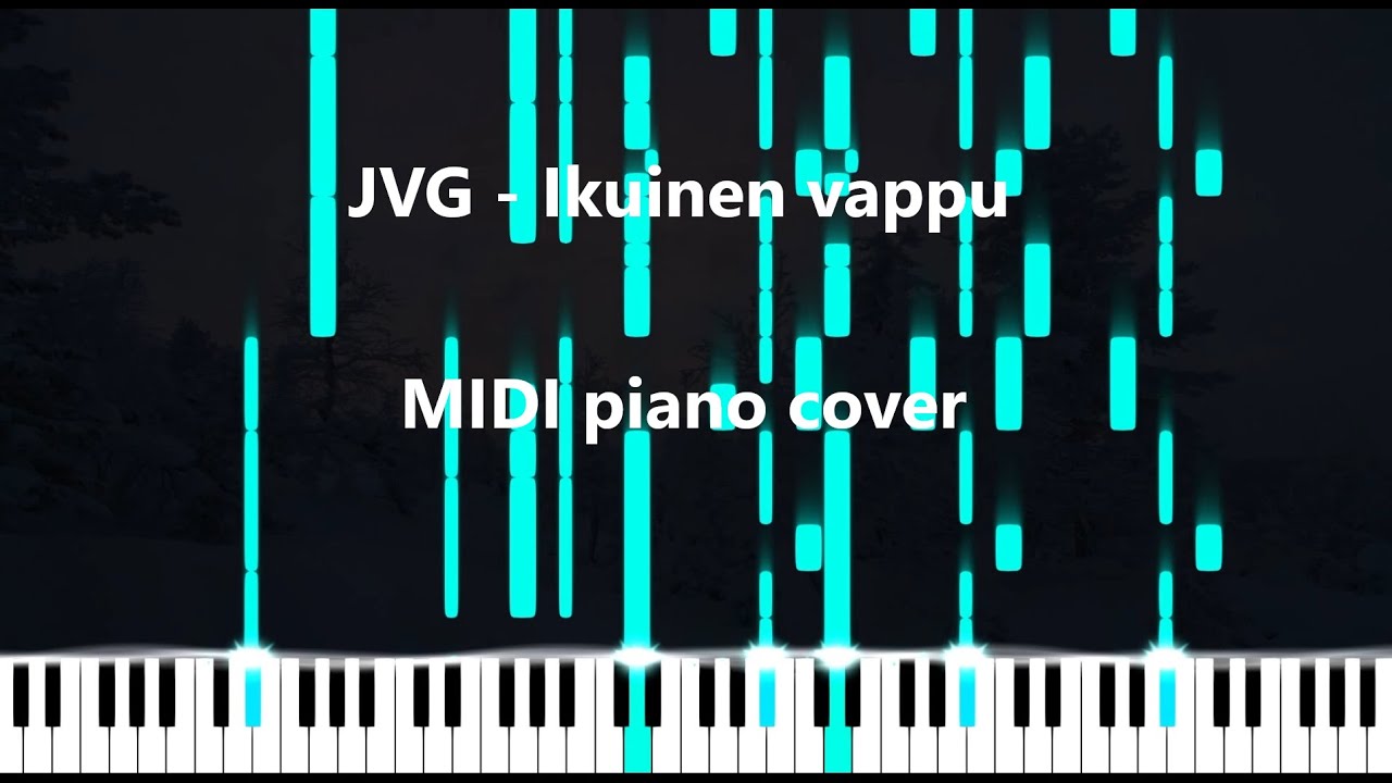 JVG - Ikuinen vappu | MIDI piano cover